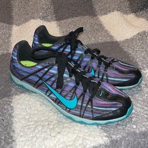 Nike Size 10 XC Cross Country Racing Shoes Flats Spikes